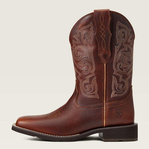 Ariat delilah stretchfit wide square toe western boot for ladies