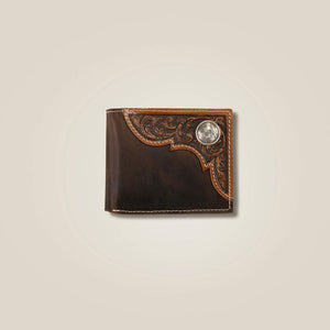 Ariat filigree corner bifold wallet