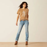Ariat Alessia Jeans mit geradem Bein und mittelhohem Bund für Damen