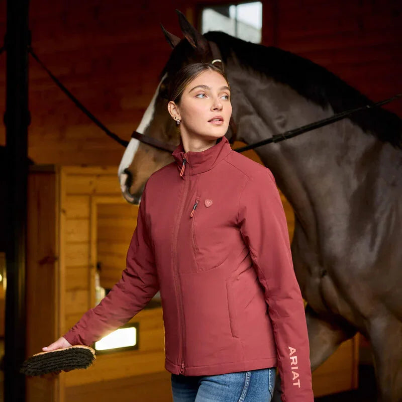 Ariat rion stretchshell geïsoleerde jas voor dames