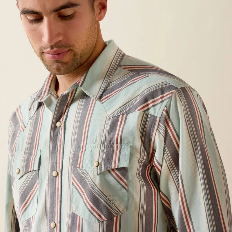 Ariat retro hesperus fitted western snap shirt