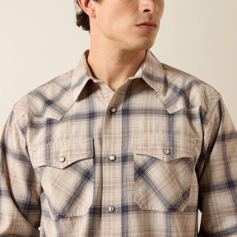 Ariat retro hudde fitted western snap shirt