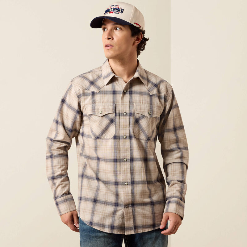 Ariat retro hudde fitted western snap shirt