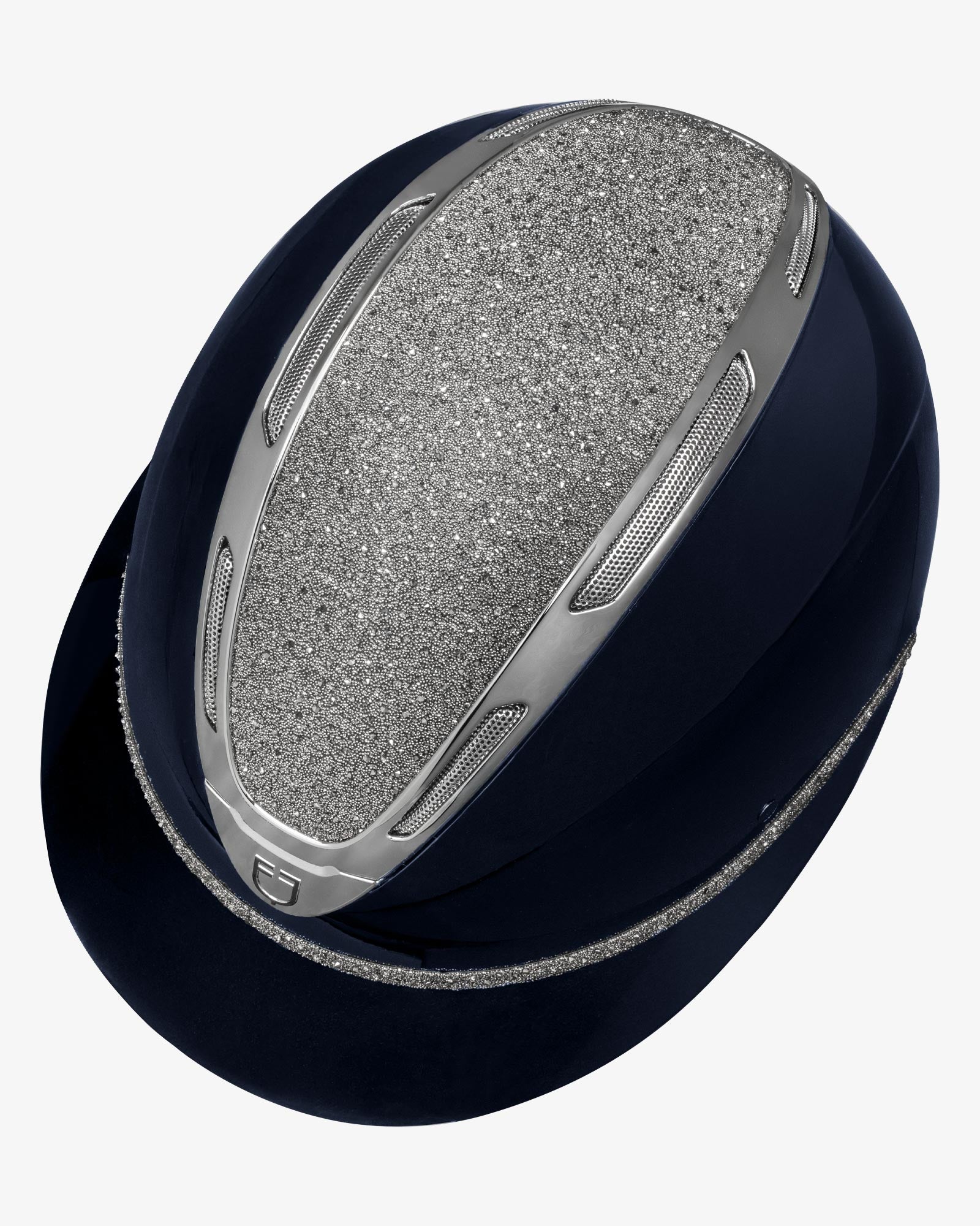 Equestro Women's Apocalypse helmet glossy shell and rhinestones homologation EN 1384-2023 ETW02018