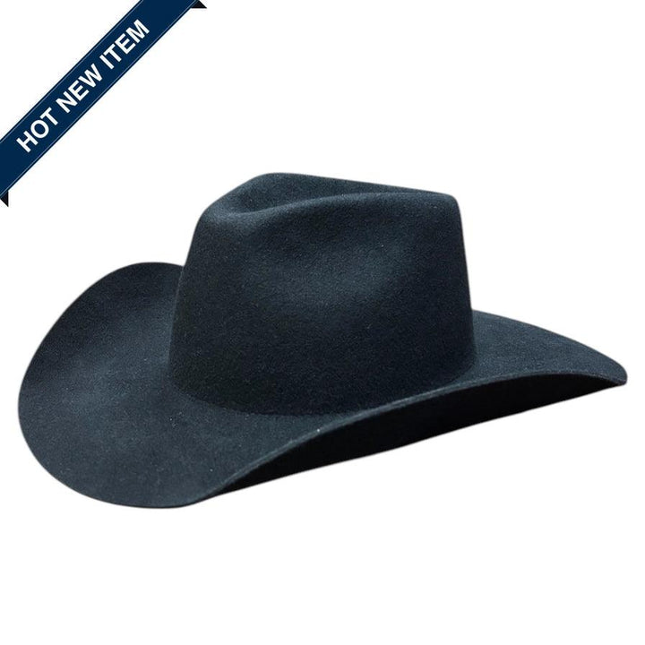American hat makers Rancher curl | Heren vilten fedora hoed