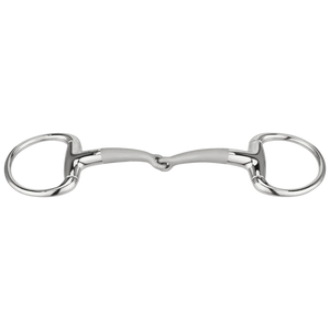 Herm. Sprenger SATINOX Eggbutt bradoon 14 mm single jointed - Stainless steel 40369