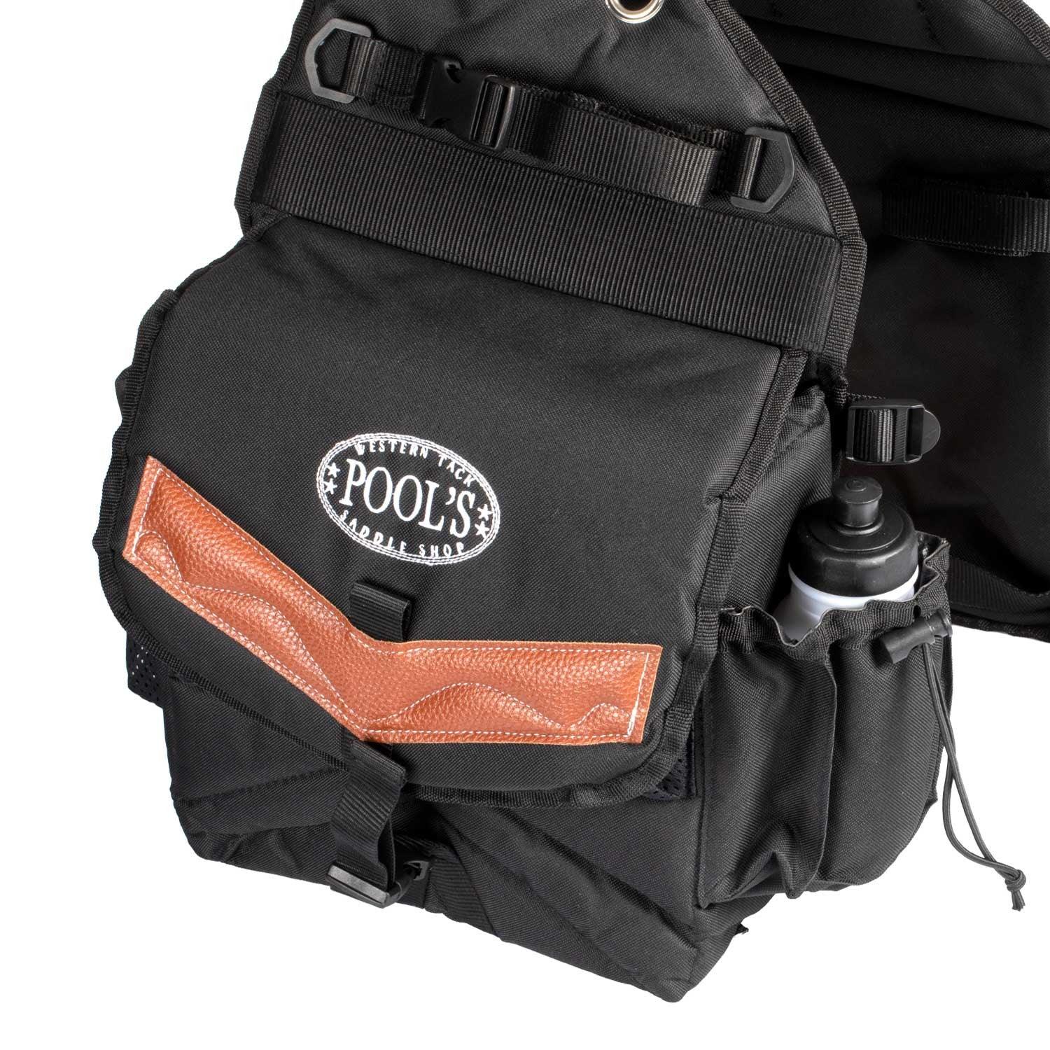 Gepolsterte Satteltasche von Pool mit zwei Fächern AAC00111
