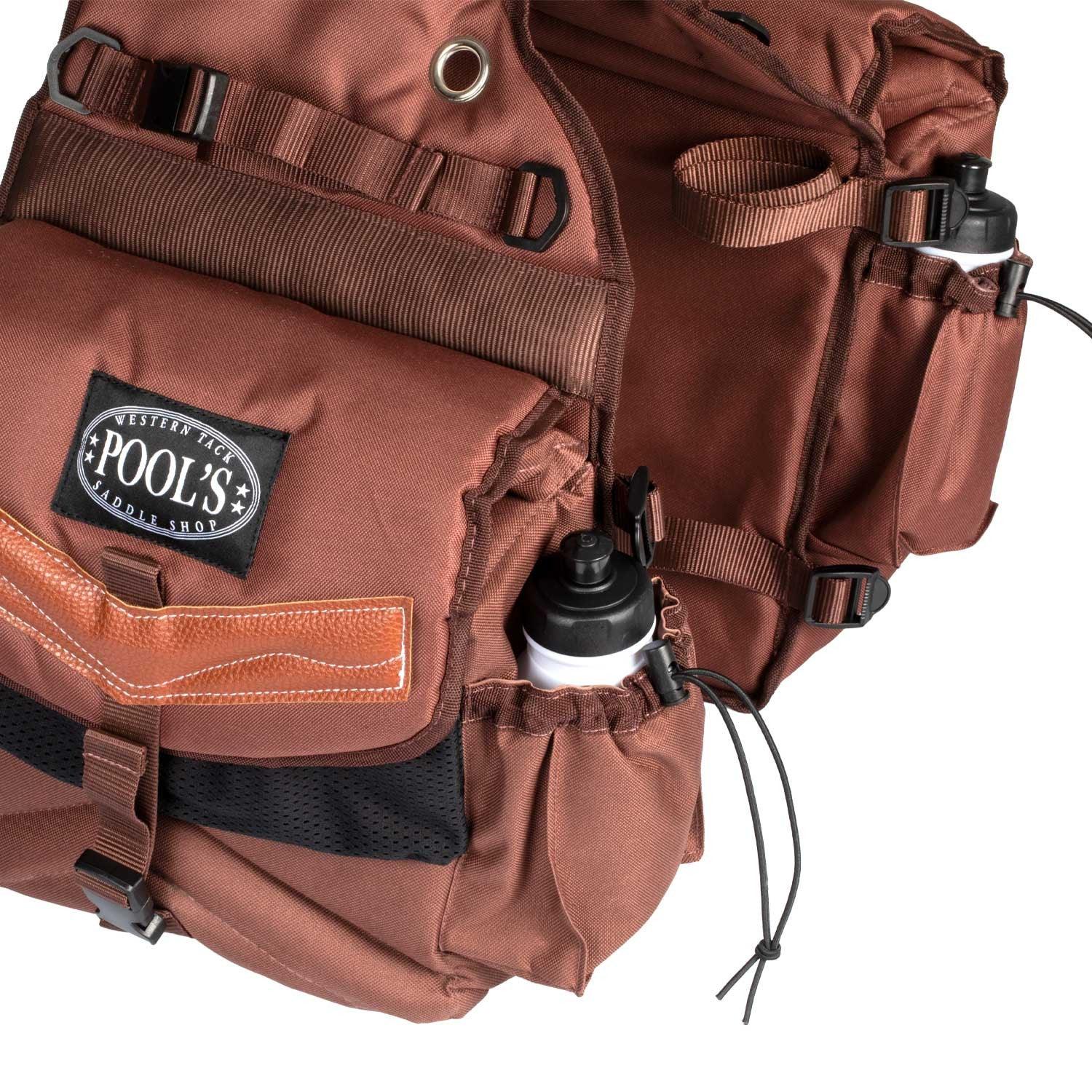Gepolsterte Satteltasche von Pool mit zwei Fächern AAC00111