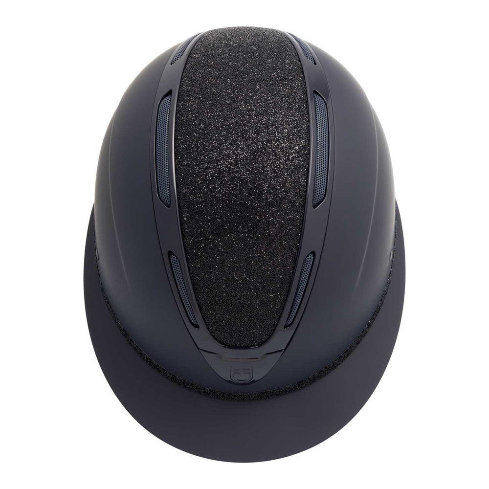 Equestro Women's Apocalypse helmet matte shell and rhinestones homologation EN 1384-2023 etw 02017