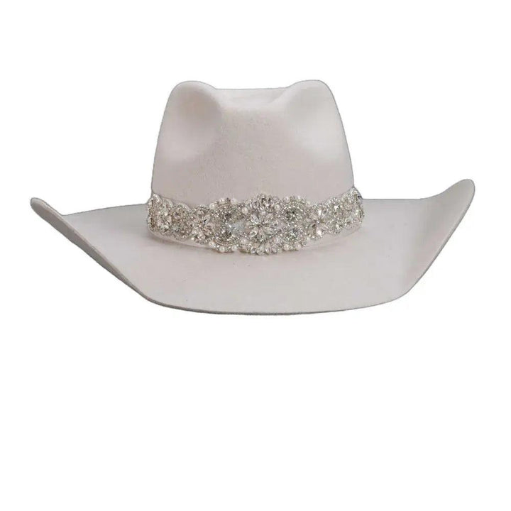 American hat makers Juliet | Vrouwen vilten cowgirlhoed met sluier