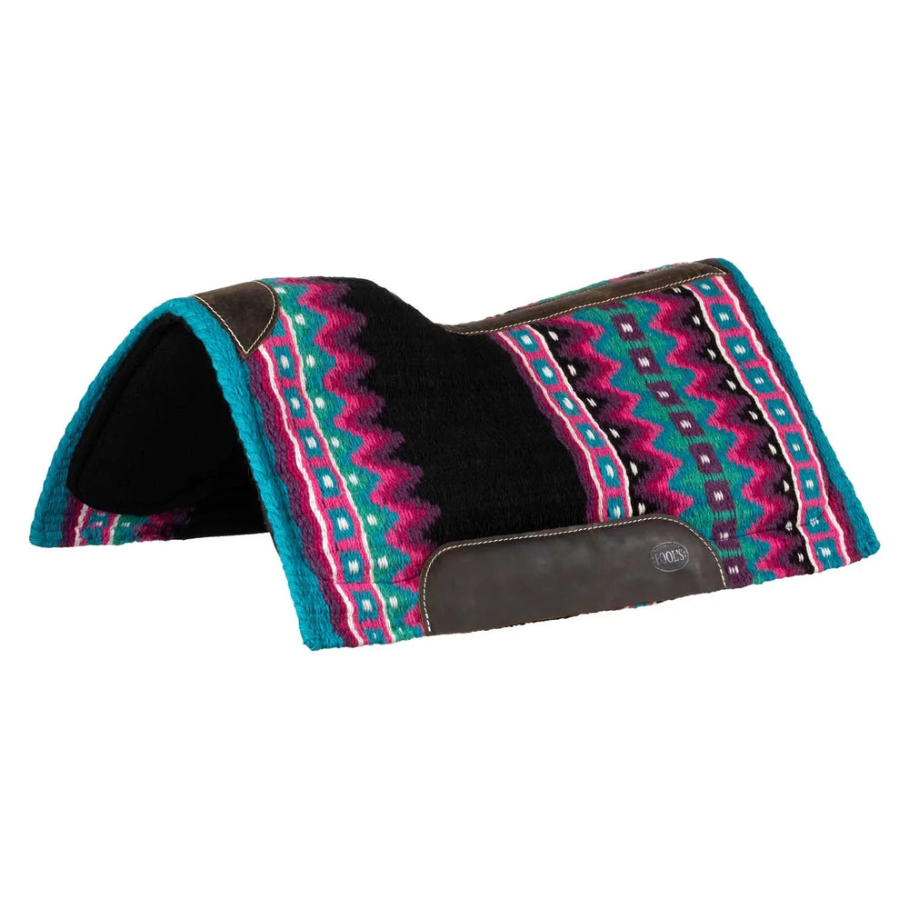 Pool's western wool top felt saddle pad 34' x 36' PLH09007
