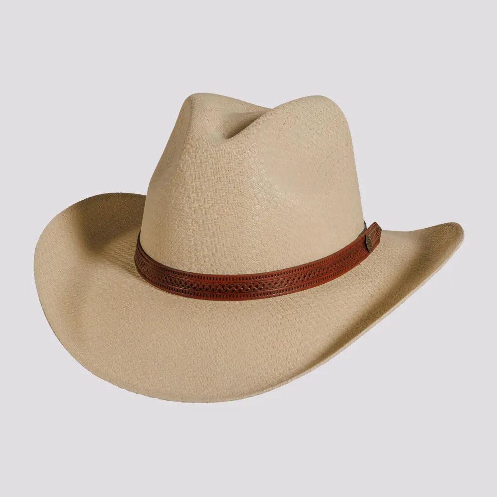 American hat makers Tulsa | Heren geweven canvas katoenen Australiano cowboyhoed