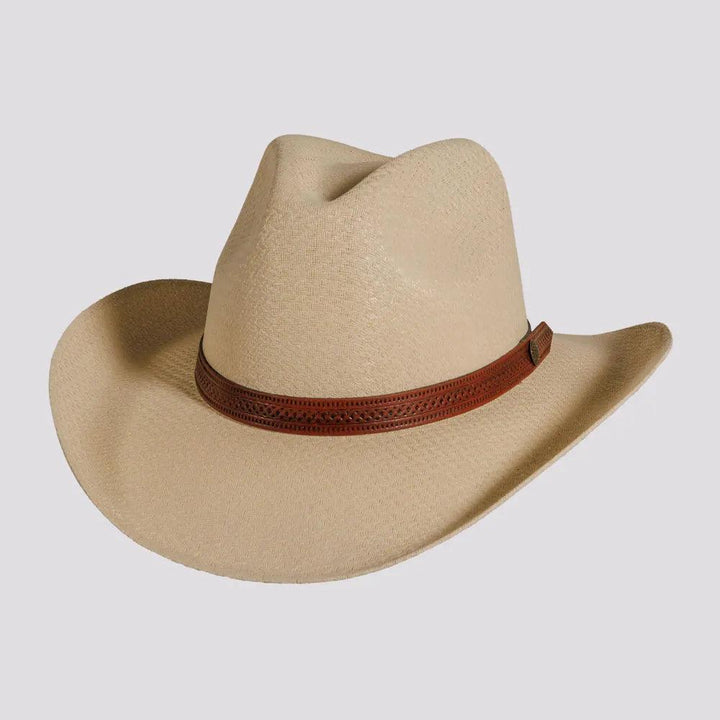 American hat makers Tulsa | Heren geweven canvas katoenen Australiano cowboyhoed