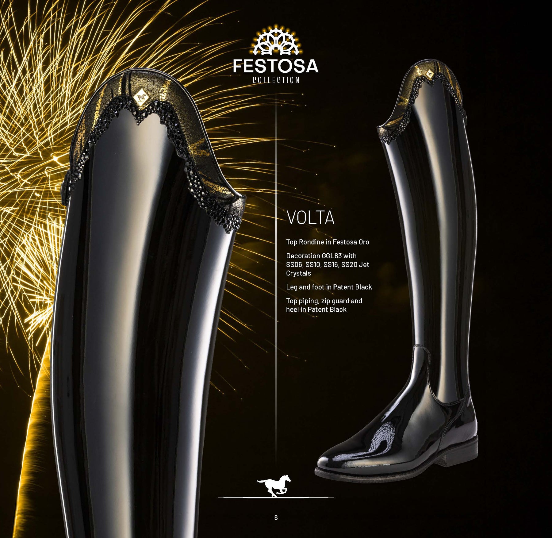 De Niro Volta Dressurstiefel festosa