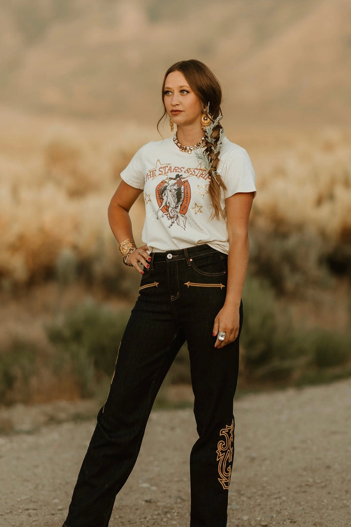 Rodeo quincy stars and stripes t-shirt