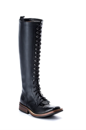 Bottes western De Niro à lacets hautes evo